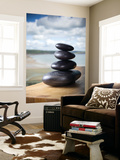 Hot Stones Spa Treatment at St Brides Hotel and Spa with Saundersfoot Beach in Background