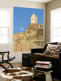 Full Moon Behind San Felipe Castle (Castillo De San Felipe De Barajas)
