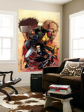 Young Avengers 9 Cover: Bishop  Kate  Hulkling  Vision and Patriot