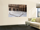 The Courtyard of Santa Maria De Montserrat  Benedictine Abbey