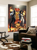 Marvel Divas 1 Cover: Hellcat  Black Cat  Captain Marvel and Firestar