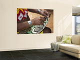 Embera Indian Woman Weaving Basket