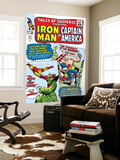 Tales Of Suspense 61 Cover: Iron Man  Captain America  Sumo and Mandarin Fighting
