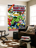 Giant-Size Defenders 4 Cover: Hulk  Dr Strange  Hyperion  Dr Spectrum and Nighthawk Fighting