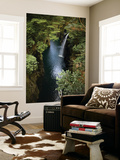 Row Boat and Waterfall in Takachiho Gorge
