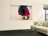 Lower Half of Traditionally Dressed Ecuadoran Woman