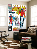 New Mutants 99 Cover: Cable  Sunspot  Warpath  Cannonball  Domino  Boom Boom and New Mutants