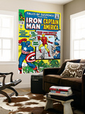 Tales Of Suspense 60 Cover: Iron Man  Captain America  Hawkeye and Assasin Fighting