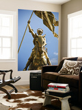 Gold Plated Statue of St Joan of Arc in the French Quarter on Decator Street