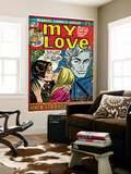 Marvel Comics Retro: My Love Comic Book Cover 20  Kissing  When Strangers meet! (aged)