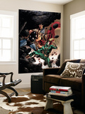 Thor 84 Cover: Thor and Loki Fighting and Flying