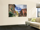 Colourful Buildings with Battiala-Lazzarini Palace in Red