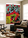 Marvel Comics Retro: The Incredible Hulk Comic Panel  Rage and Crash (aged)