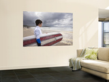 Young Surfer at Meron Beach
