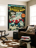 Marvel Comics Retro: The Amazing Spider-Man Comic Book Cover 151  Flooding (aged)