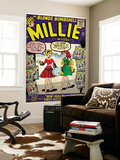 Marvel Comics Retro: Millie the Model Comic Book Cover 100  How Millie First Met Chili! (aged)