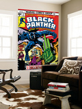 Black Panther 4 Cover: Black Panther  Princess Zanda  Little and Abner Fighting