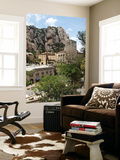 The Santa Maria De Montserrat  Benedictine Abbey on Montserrat Mountain