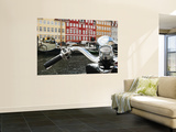 Reflections on Vespa of Colorful Facades and Street Cafes of Christianshavn