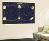 Heavens Map 1957 Side 1