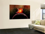 Artist' Concept Illustrating the Stellar Explosion of a Supernova