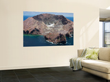Aerial View of White Island Volcano with Central Acidic Crater Lake  Bay of Plenty  New Zealand