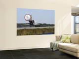 Space Shuttle Atlantis Unfurls its Drag Chute Upon Landing at Kennedy Space Center  Florida