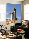 Space Shuttle Atlantis Lifts Off from its Launch Pad at Kennedy Space Center  Florida
