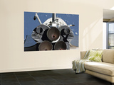 View of the Three Main Engines of Space Shuttle Endeavour's Aft Section