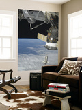 Space Shuttle Endeavour  a Soyuz Spacecraft  and the International Space Station