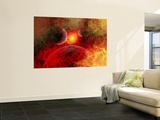Artist' Concept Illustrating the Stellar Explosion of a Supernova