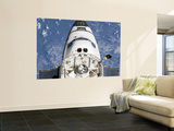 View of Space Shuttle Endeavour's Crew Cabin and Forward Payload Bay