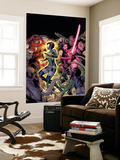 Uncanny X-Men 463 Cover: Marvel Girl  Psylocke  Juggernaut  Blob  Banshee and Callisto Crouching
