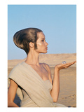 Vogue - April 1967 - Veruschka in an Egyptian Desert