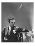 Vogue - June 1941 - Cecil Beaton with Peacock