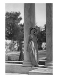 Vanity Fair - August 1920 - Teresa Duncan Leans on Column