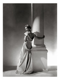 Vogue - September 1934 - Vionnet Dress Modeled by Column