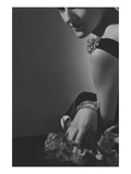 Vogue - February 1935 - The Comtesse de La Falaise in Cartier Jewelery