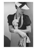 Vogue - April 1936 - Woman Holding Small Bouquet