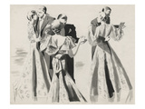Vogue - January 1935 - Three Dancing Couples