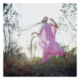 Vogue - April 1968 - Veruschka Frolicks in a Field