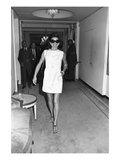 WWD - September 1970 - Jackie Onassis Wearing a Minidress