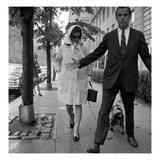 WWD - September 1966 - Jackie Kennedy Walking Dog