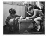 Vogue - November 1934 - Boys Playing Construction Game