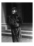 Vogue - August 1934 - Young Woman in Nurtria Fur Coat