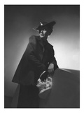 Vogue - March 1936 - Woman in Shadows Leaning on a Bust