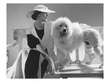 Vogue - July 1934 - Isabel Johnson Sitting with Poodle