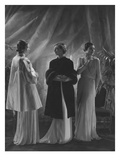 Vogue - April 1933 - Three Women in Augustabernard Gowns