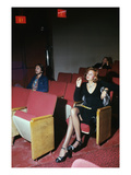 Vogue - September 1972 - Woman in Movie Theater