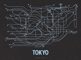 Tokyo (Black Licorice & Light Blue)
